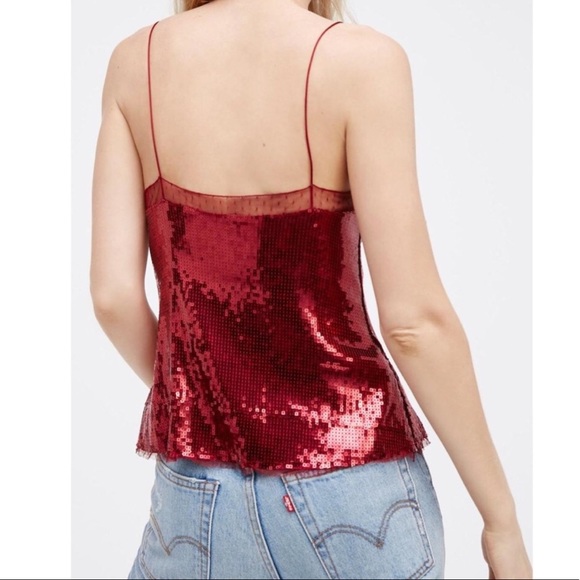 FP red sequin tank - Picture 2 of 5